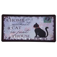 Plaque d'immatriculation US chat noir