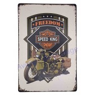 Plaque vintage moto militaire ancienne