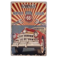 Plaque vintage Voiture américaine Garage Service Repair