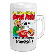 Chope à bière réfrigérante du super pote