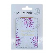 Miroir de poche message Merveilleuse Marraine