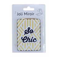 Miroir de poche message So Chic
