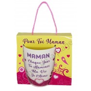 Mug message Maman tu illumines ma Vie