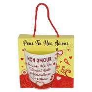 Mug message Mon Amour tu rends ma Vie Belle