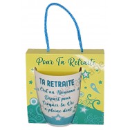 Mug message Ta retraite, un nouveau départ