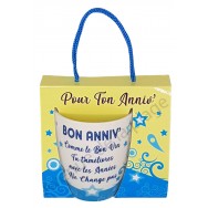 Mug message Bon Anniv' tu t'améliores avec les années