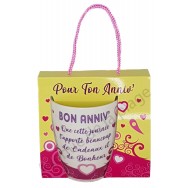 Mug message Bon Anniv' journée de bonheur