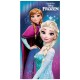 Drap de plage Reine des Neiges Elsa et Anna