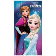 Drap de plage Reine des Neiges Elsa et Anna
