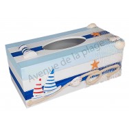 Boîte à mouchoirs bord de mer
