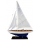 Maquette de voilier Régate bleu 40 cm