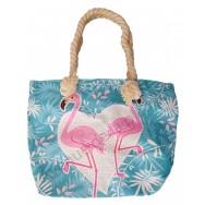 Mini sac de plage pour enfant Flamant rose
