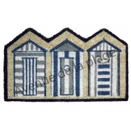 Tapis d'entrée, paillasson cabine de plage.