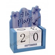 Calendrier perpétuel A la plage