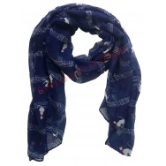 Foulard chat musicien