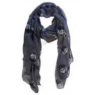 Foulard gris panda