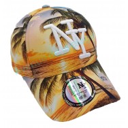 Casquette NY coucher de soleil sur le lagon