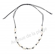 Collier coquillages Cauris naturels