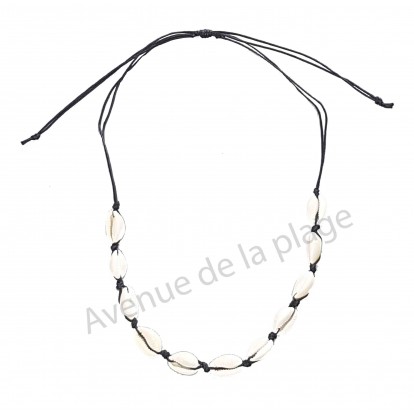 Collier coquillages Cauris naturels