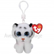 Peluche Ty Beanie Boo's porte clé Tundra le tigre blanc