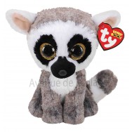 Peluche Ty Beanie Boo's Linus le lémurien 15 cm
