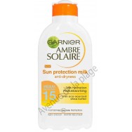 Crème solaire Garnier FPS 15 en lait 200 ml