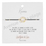 Bracelet souhait Karma cercle