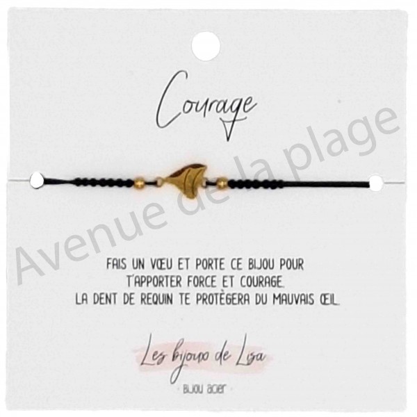 Bracelet Message Courage Dent De Requin Bracelets Force Pas Chers Bracelet Message Courage Dent De Requin Bracelets Force Pas Chers