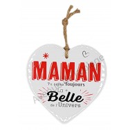 Coeur message La plus Belle Maman de l'Univers
