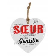 Coeur message La plus Gentille Soeur de l'Univers