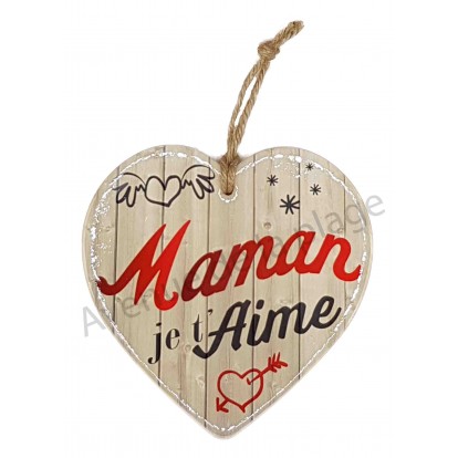 Coeur Message Maman Je T Aime Idee Cadeau Pas Chers Fete Des Meres