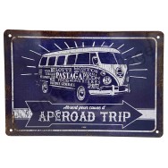 Plaque vintage combi Apéroad Trip
