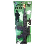 Mitraillette sonore pour enfant 40 cm
