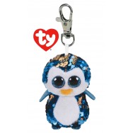 Peluche Ty Flippables porte clé Payton le pingouin