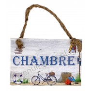 Plaque de porte maison de pêcheur Chambre