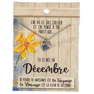 Pendentif pierre de naissance Décembre