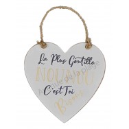Coeur message La plus Gentille Nounou
