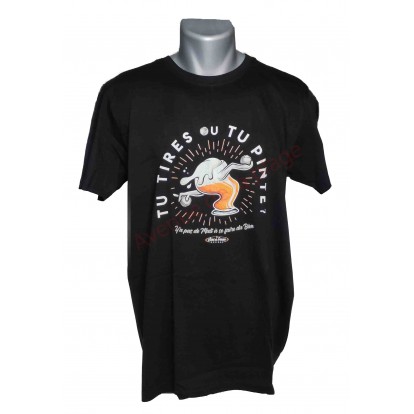 T-shirt humoristique "Tu tires ou tu pintes"