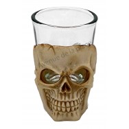 Verre à liqueur Tête de Mort