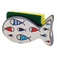 Porte éponge poissons enfantins