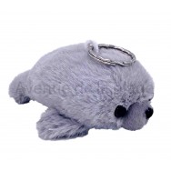 Peluche porte clé phoque gris