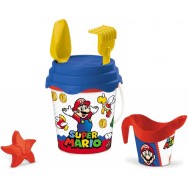 Seau de plage Super Mario avec accessoires