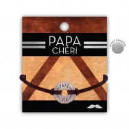 Bracelet message Papa Chéri