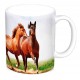 Mug chevaux dans la nature