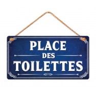 Plaque de porte Place des Toilettes