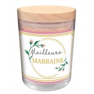 Bougie message Meilleure Marraine