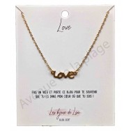 Collier souhait Love