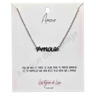Pendentif message Amour