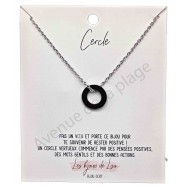 Pendentif message Cercle vertueux