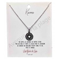 Pendentif message Karma mandala